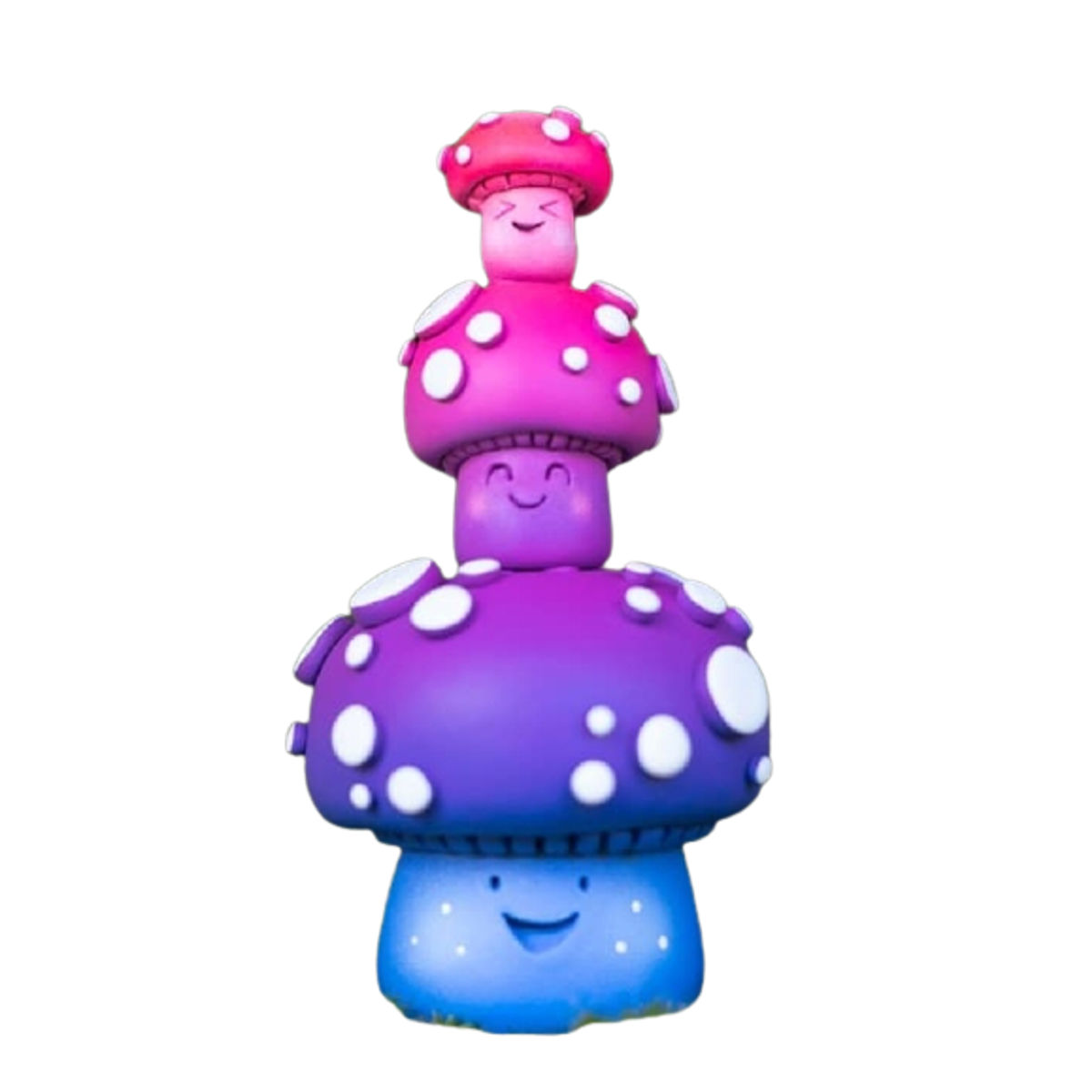 Psychedelic Magic Mushroom Totem