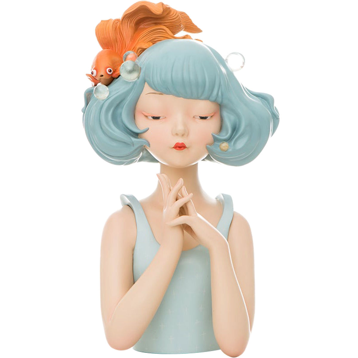 Squid Fish on Hair (Blue)