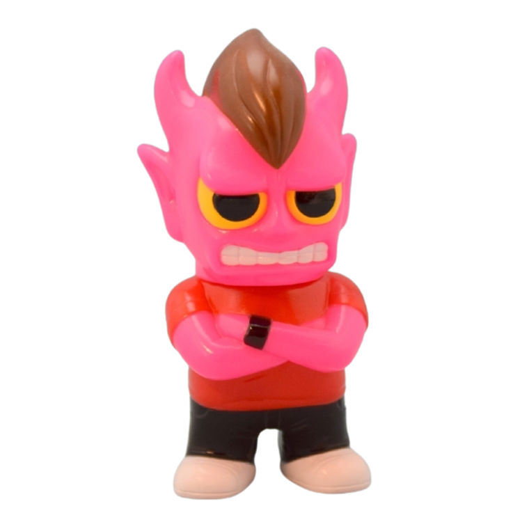 Brown Pink Oni-Head by Real X Head (Mori Katsura)