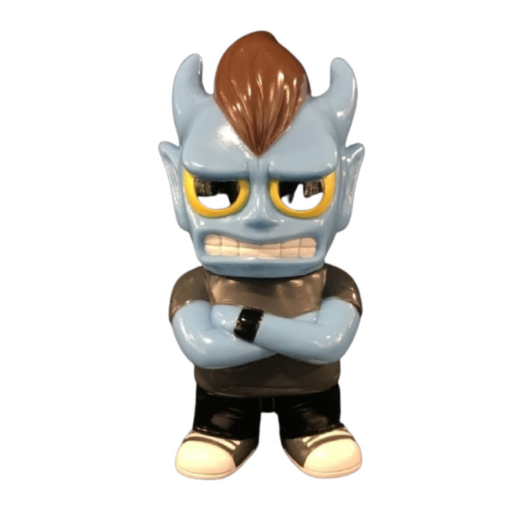 Brown Light Blue Oni-Head by Real X Head (Mori Katsura)