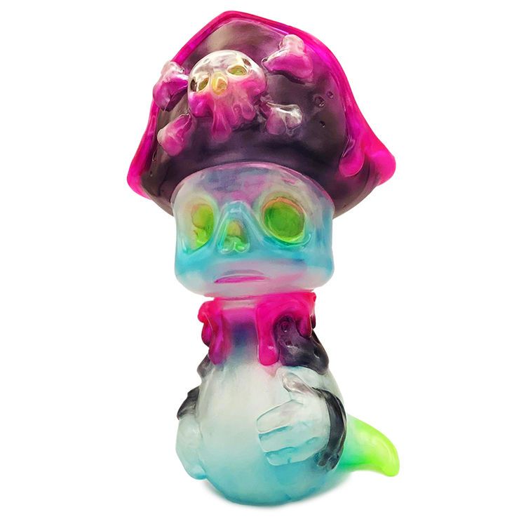 1st Anniversary Henry GID Clear Marble by Jelly Roger