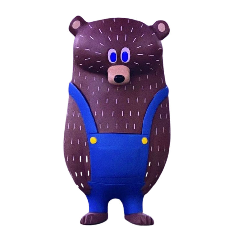 Navy Brown BG Bear by Kohei Ogawa