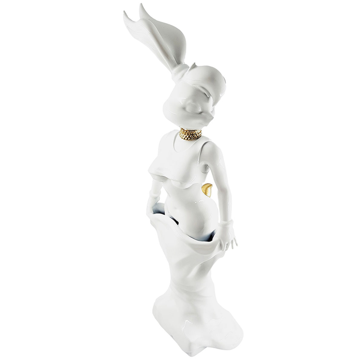 White and Gold Kim Bunny