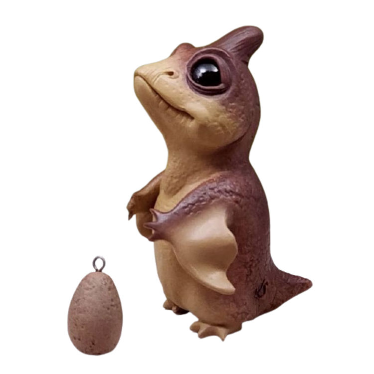 Chonky Littles Raptor by Jennifer Sloan (Clayworks by Jen)
