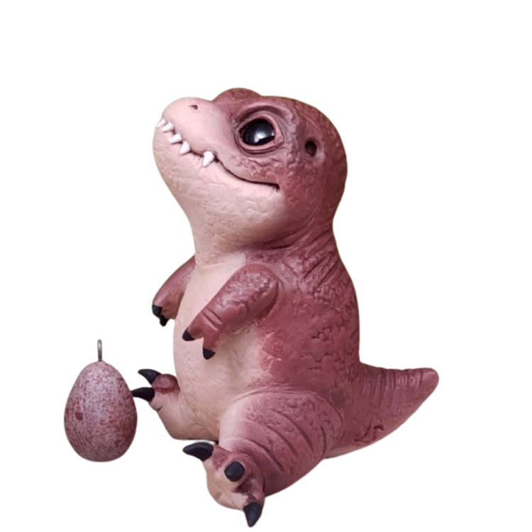 Chonky Littles Carnotaurus by Jennifer Sloan (Clayworks by Jen)