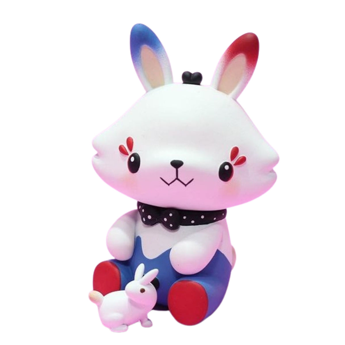 Sitting White Rabbit Hug