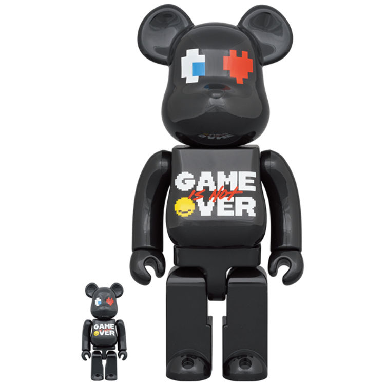 100% + 400% Pac-Man x Grafflex x 9090 x S.H.I.P&crew Be@rbrick (Set) by S.H.I.P&crew