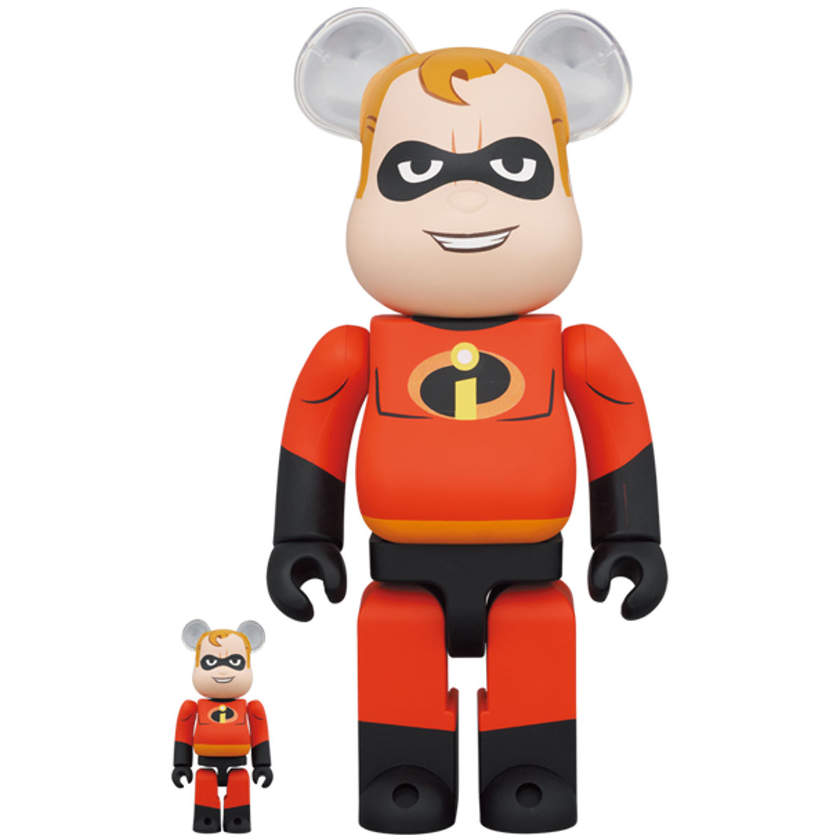 100% + 400% Mr. Incredible : Incredibles 2 Be@rbrick (Set)