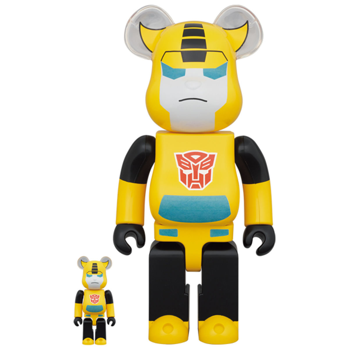 100% + 400% Bumblebee : Transformers Be@rbrick (Set)