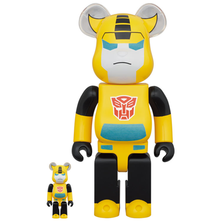 100% + 400% Bumblebee : Transformers Be@rbrick (Set) by Hasbro
