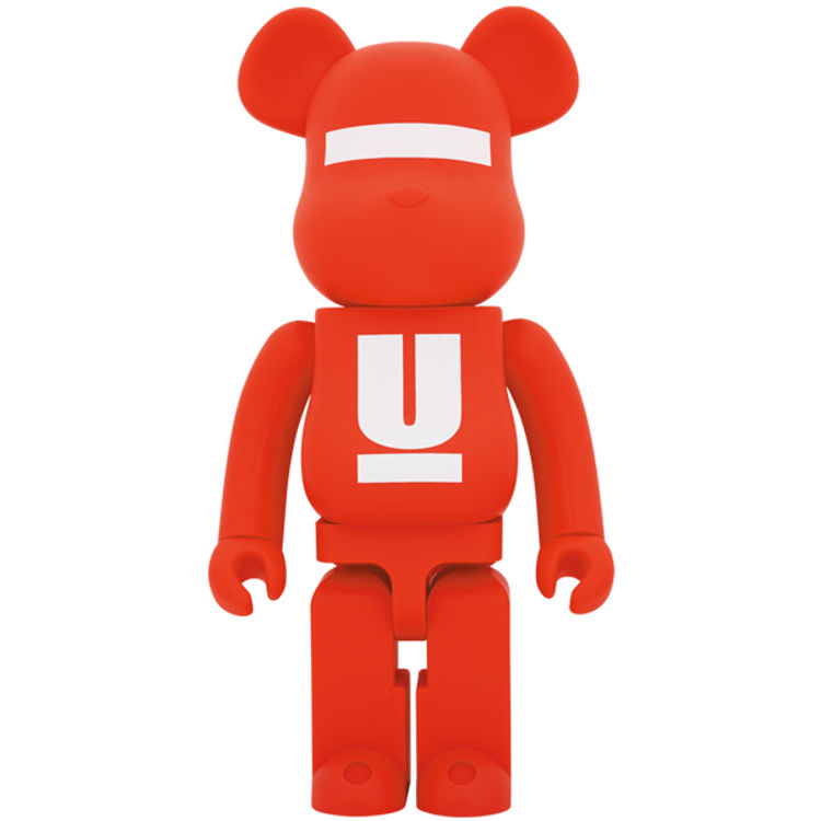 1000% Red Undercover Logo Bearbrick by Undercover (Jun Takahashi)