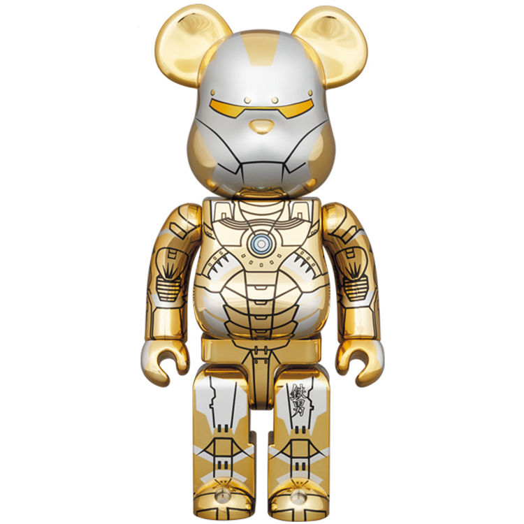 1000% Reverse Ironman Sorayama Bearbrick by Marvel
