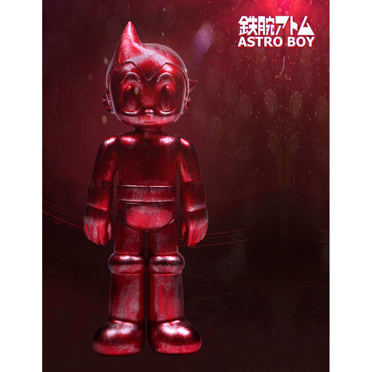 Astroboy Red Metallic Battle Damaged
