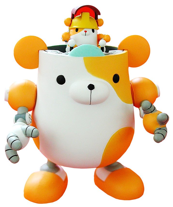 Panda-Z THE ROBONIMATION Keychain Porte clé Plush Megahouse 9cm - Buy-Tamagotchi