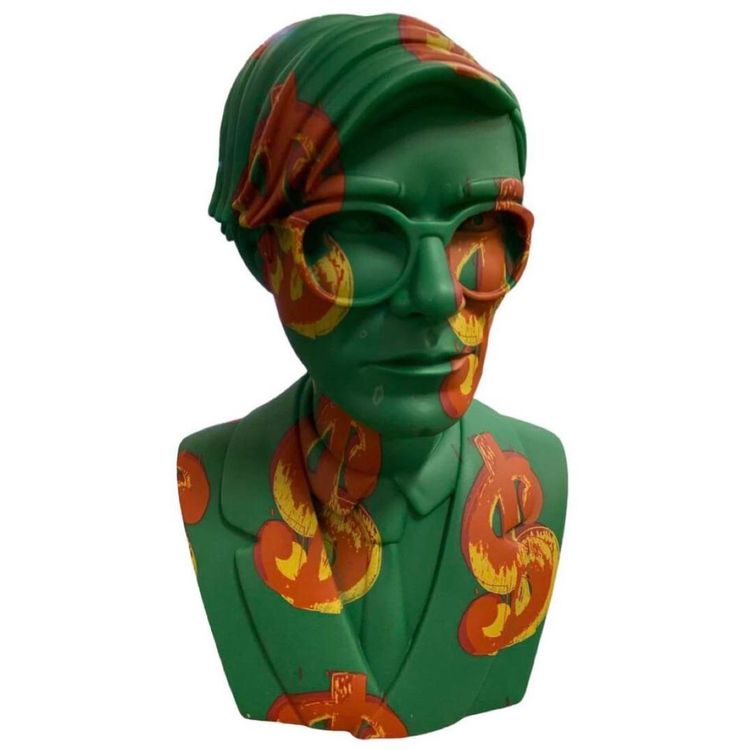 Dollar Andy Warhol Bust (3D Retro Exclusive) by Andy Warhol