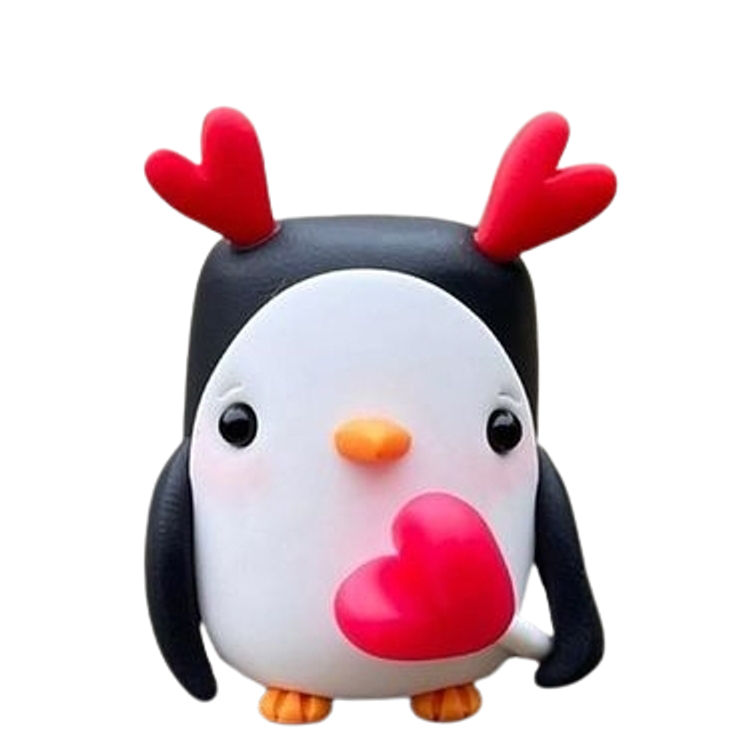 Marshmallow Penguin 1 by HappyClayCreations