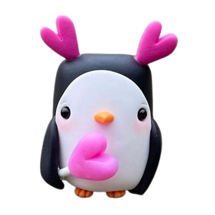 Marshmallow Penguin 2 by HappyClayCreations