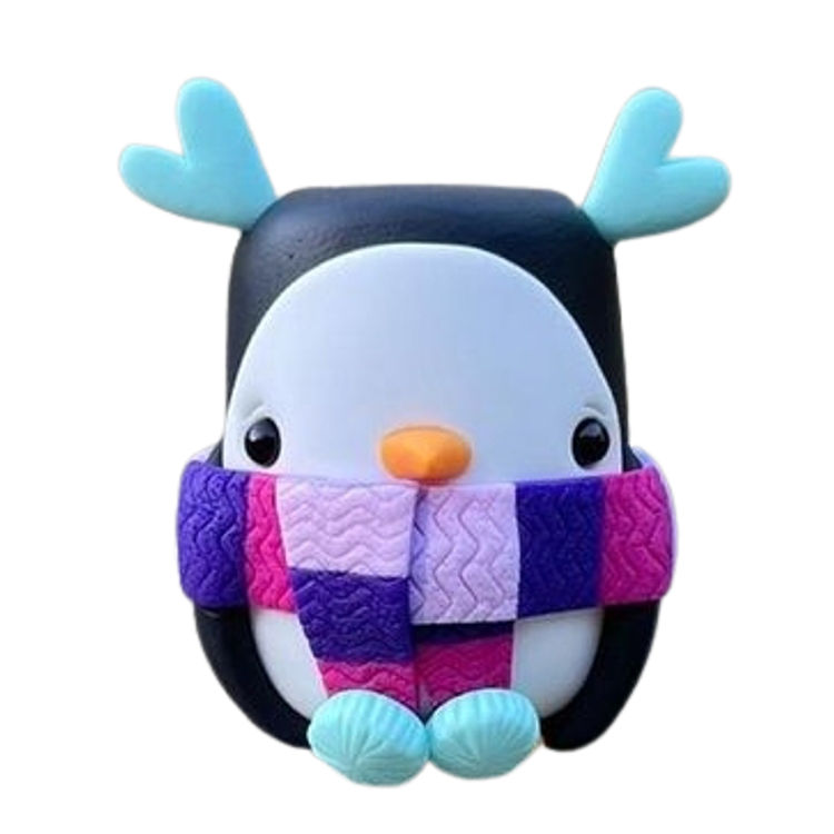 Marshmallow Penguin 6 by HappyClayCreations