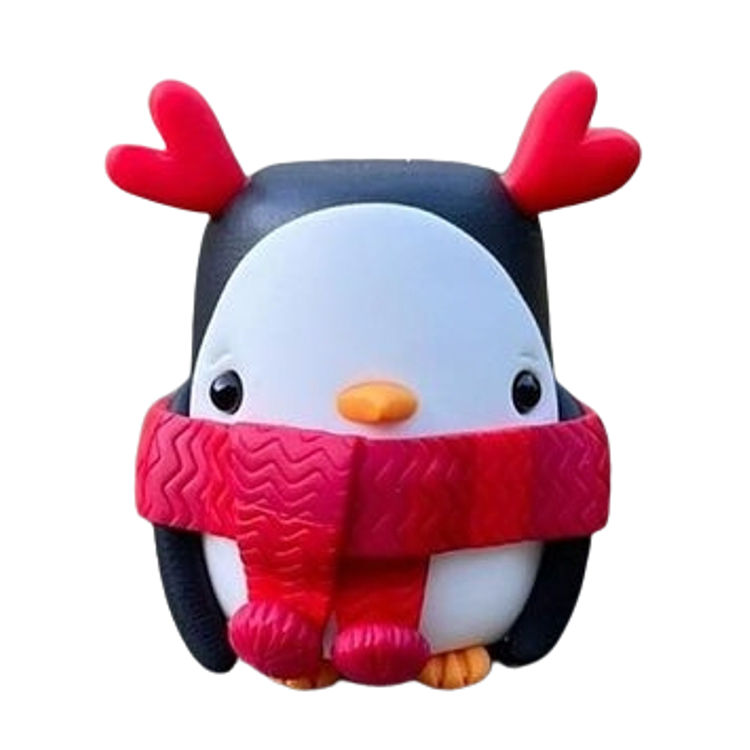 Marshmallow Penguin 7 by HappyClayCreations