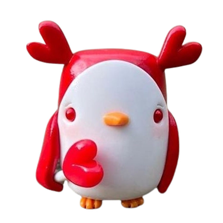 Marshmallow Penguin 9 by HappyClayCreations