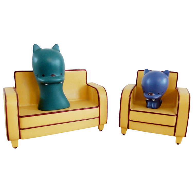 Estate Sofa & Cats by Eric So