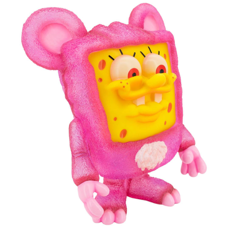 Translucent Pink IT Bear Bob v.4 by Milk Boy Toys