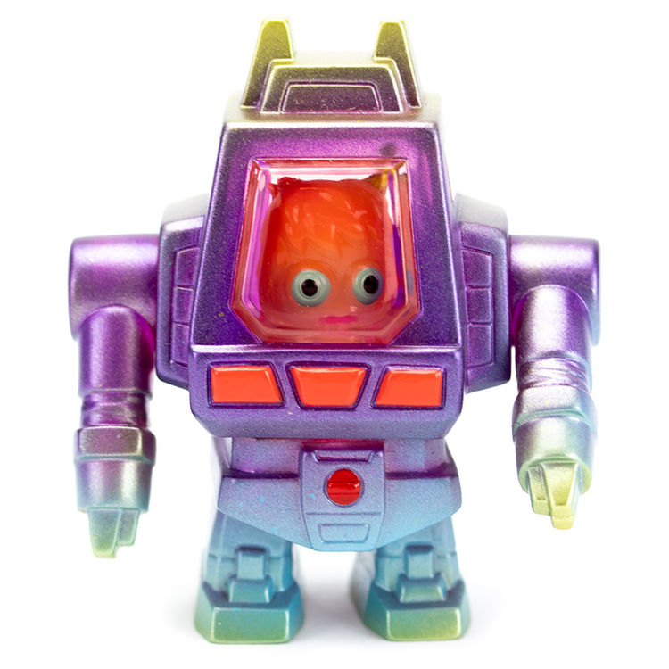 Micro Ugly Unicorn Vendor Bot Purple-Teal by Rampage Toys (Jon Malmstedt)