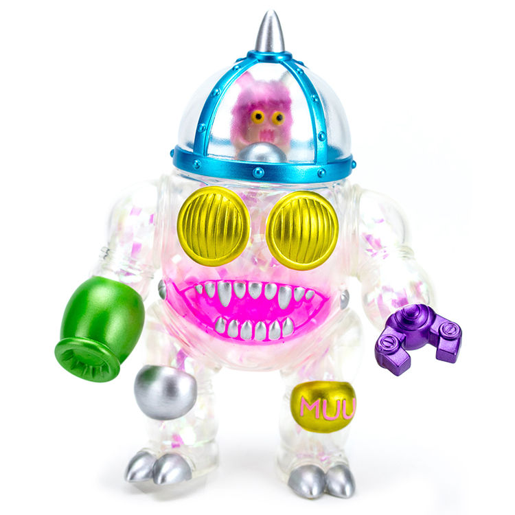Clear Mecha Ugly Unicorn BLUE by Rampage Toys (Jon Malmstedt)