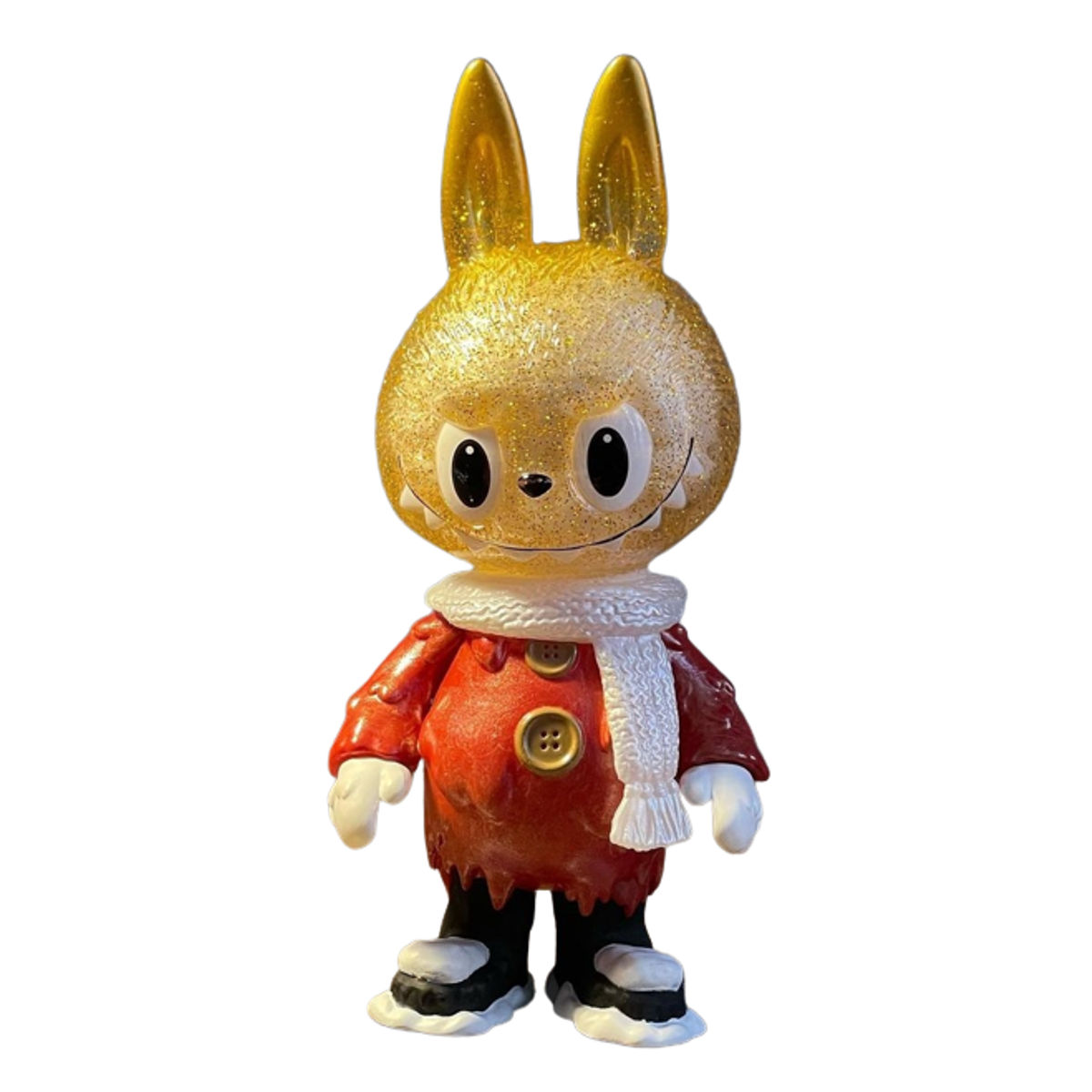 Labubu Winter Gold Glitter