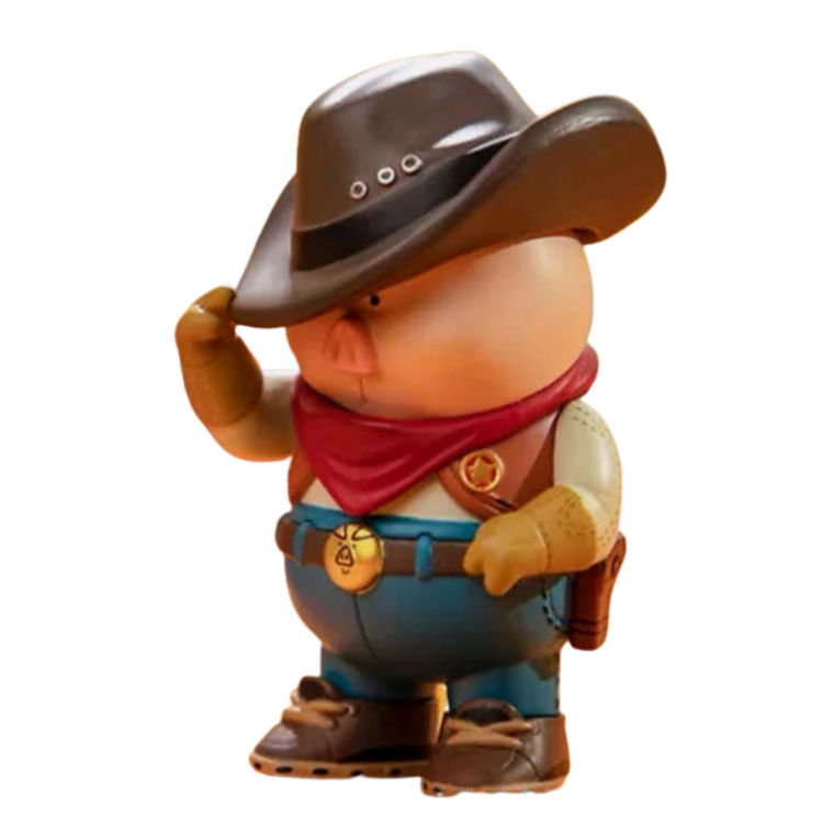 Cowboy Strong Pig by Moetch