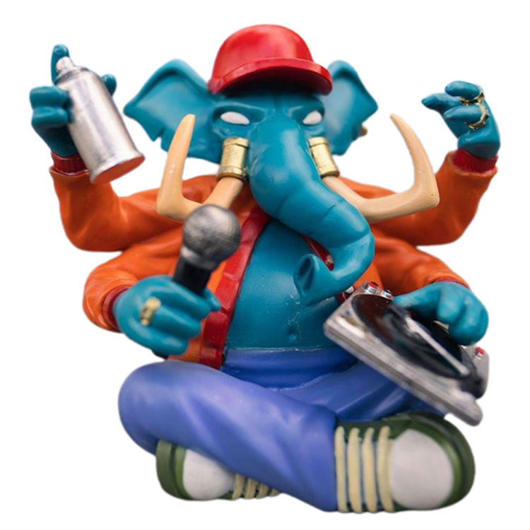 Ganesh Hiphop God by Resinworx (Gary Santiago Rojas)
