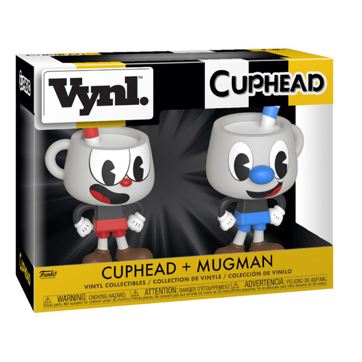 VYNL. Cuphead + Mugman
