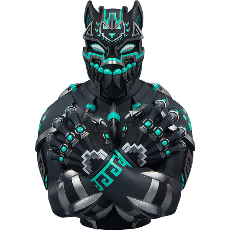 Black Panther Bust by Jesse Hernandez