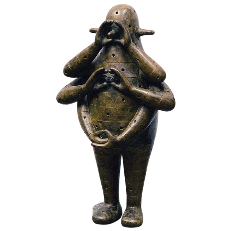 Bronze Incense Burner Nirvana Alien by Prodip Leung (Liang Weiting)