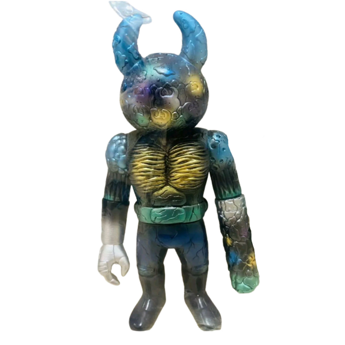 Metallic Blue Yellow Real Uamou