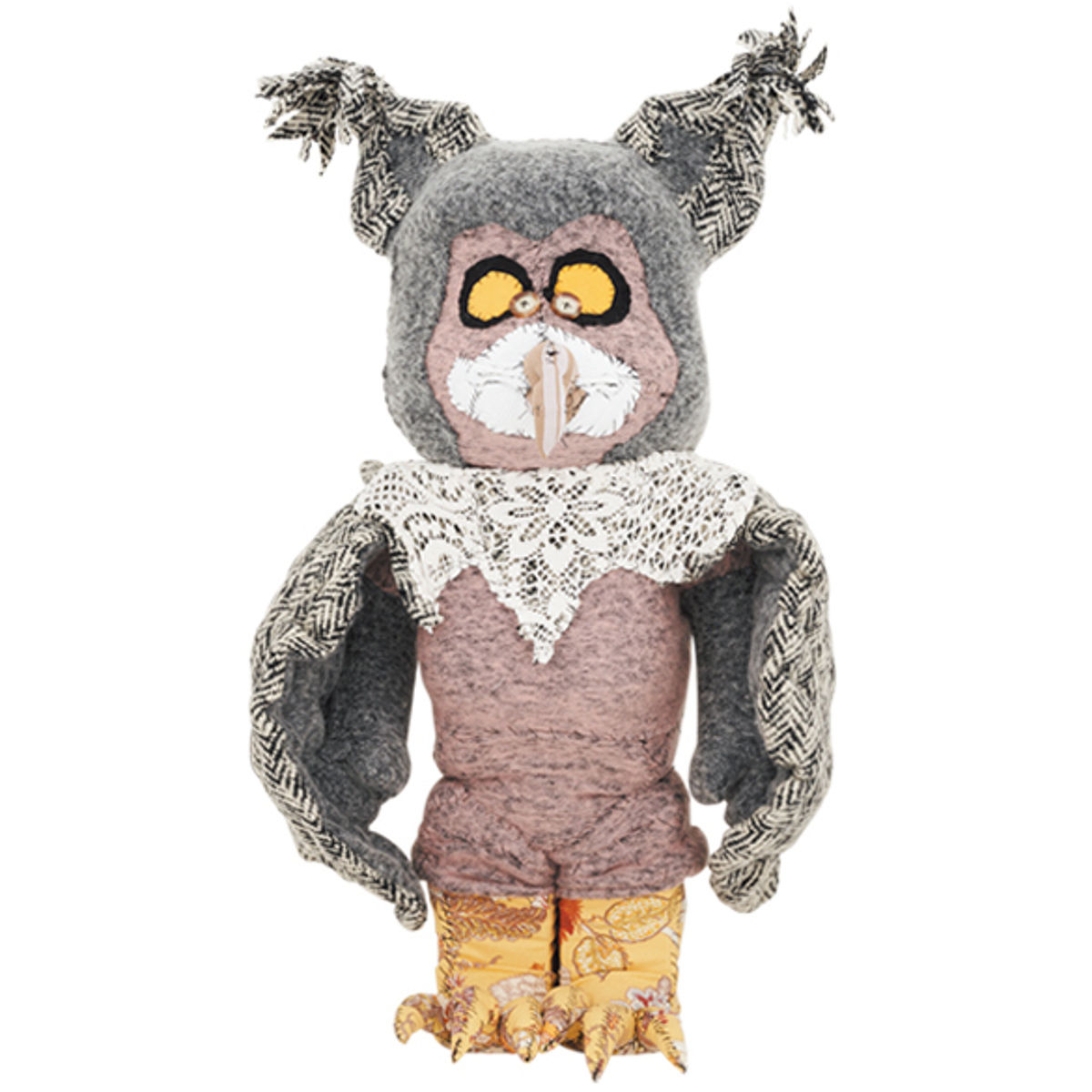 1000% Owl One of Kind Pattern Be@rbrick