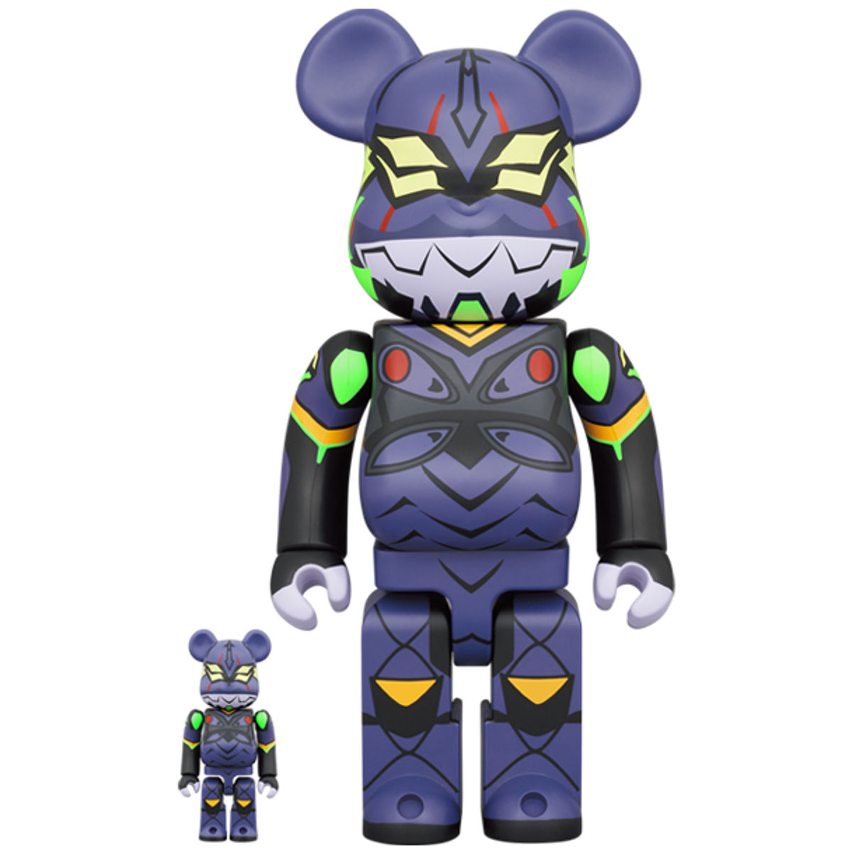 100% + 400% New Paint Evangelion Unit 13 Bearbrick (Set)