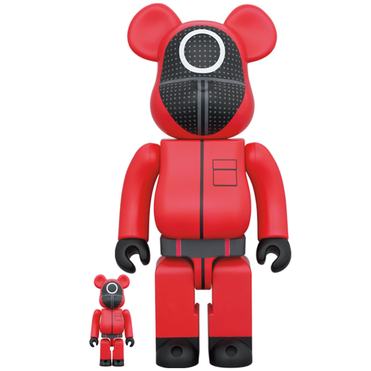 100% + 400% Circle Guard : Squid Game Bearbrick (Set)