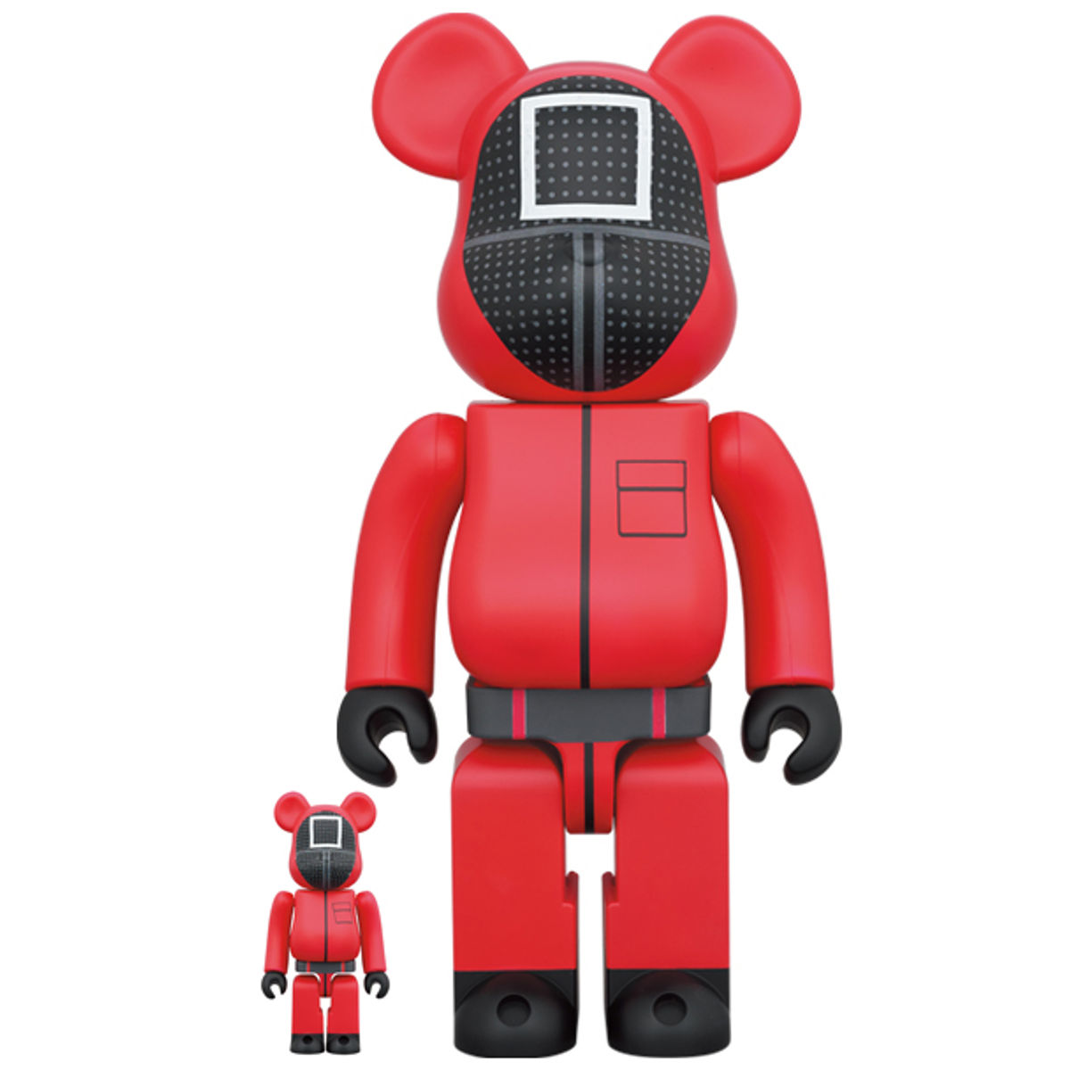 100% + 400% Square Guard : Squid Game Bearbrick (Set)