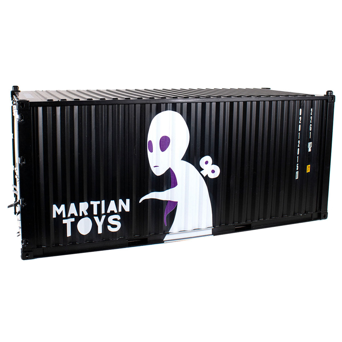 Martian Toys Shipping Container Black Alien