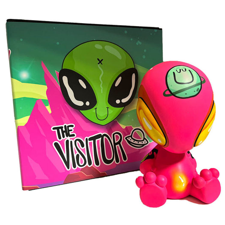 The Visitor - Pink by Nicky Davis 