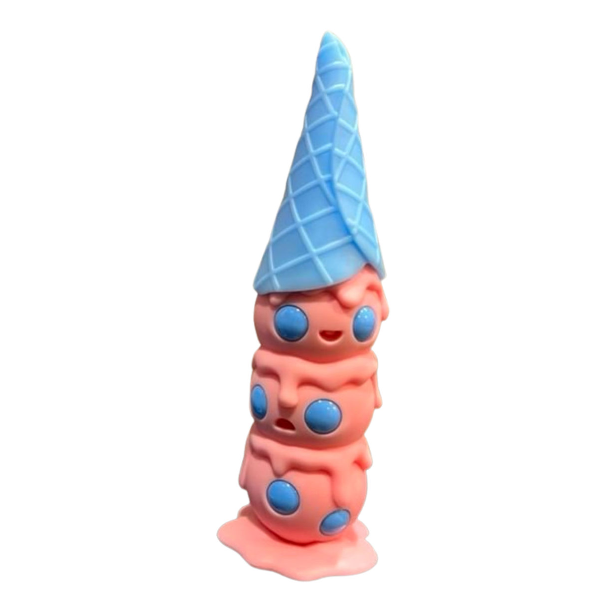 Cotton Candy Pink Scoop Blue Cone