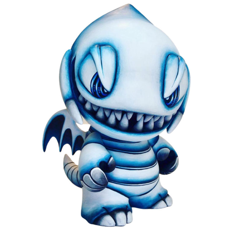 Blue Eyes White Dragon : Yu-Gi-Oh by Jared Circusbear