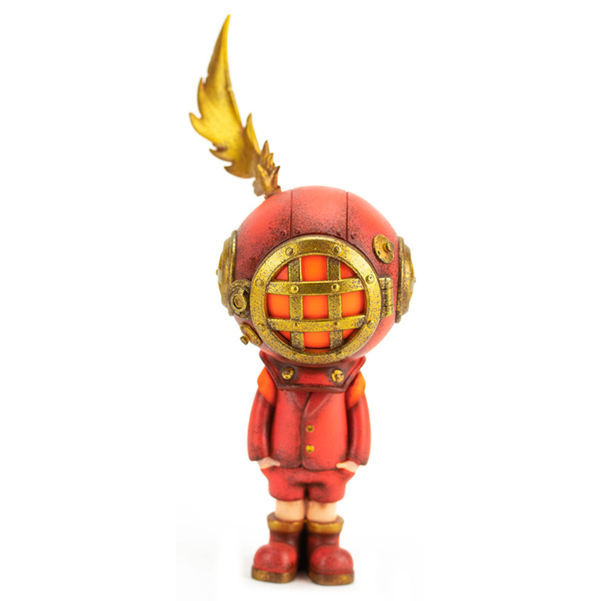 On the Way Backpack Boy Red Flame