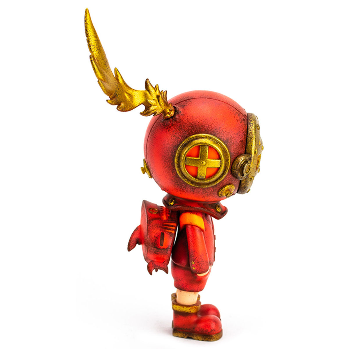 On the Way Backpack Boy Red Flame