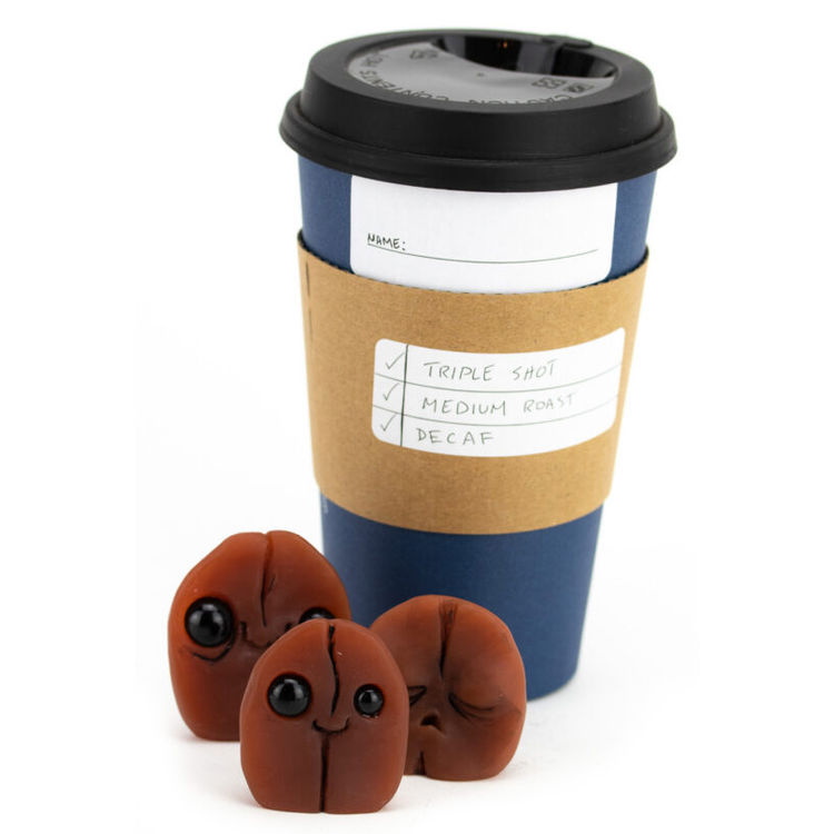 Coffee Beans in Cup by Vanessa Di Tullio