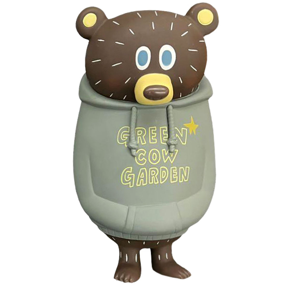 6.5" Grey Hoodie BG Bear