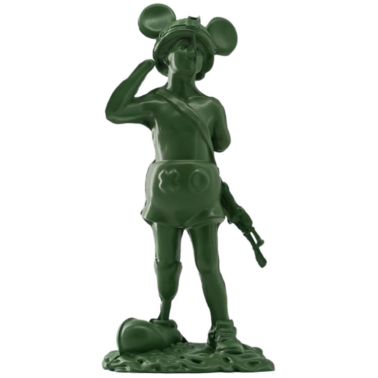 Green Toy Soldier by Aspencrow