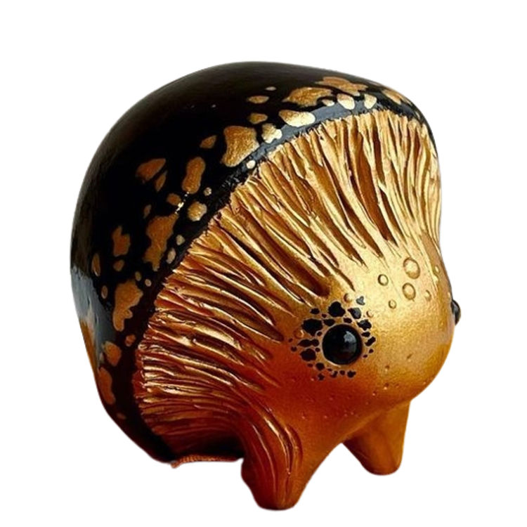 Black and Gold Funghog by Yutoos