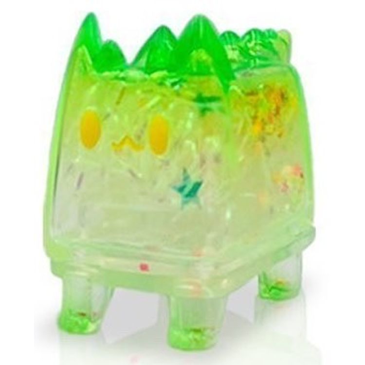 Twinkle In Me Green Dino Cat by Rato Kim
